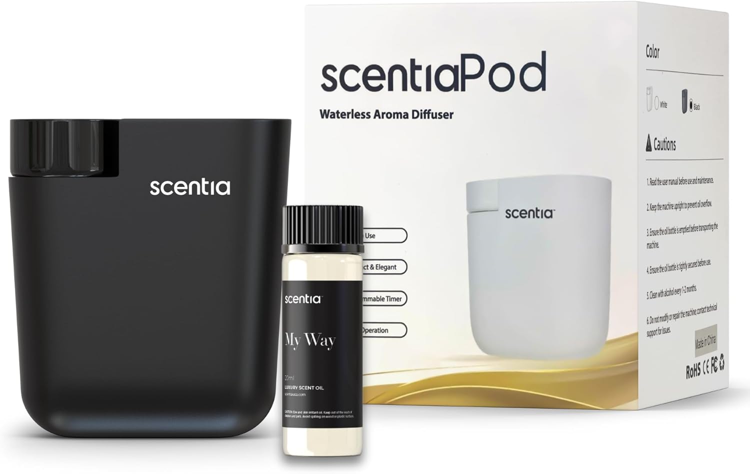 Scentia Smart Plug-in Diffuser with App Control for Home