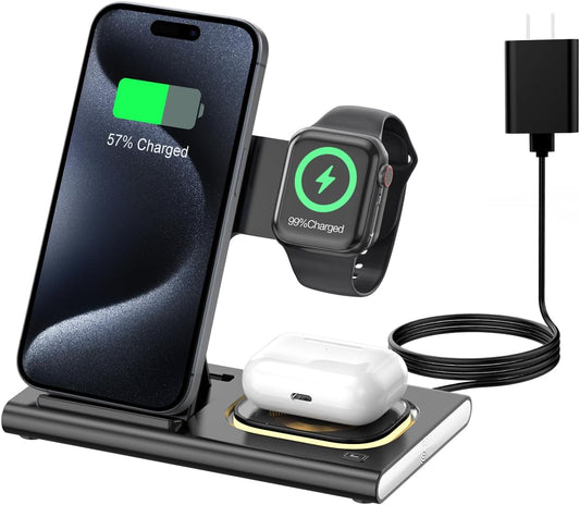 Aresh 3-in-1 Fast Charger Dock - Travel Friendly