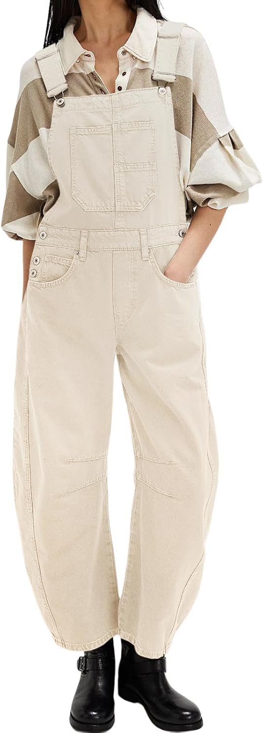 Y2k Baggy Barrel Jeans Overalls for Women by loveimgs