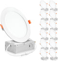 PARMIDA 6 in Ultra-Thin LED Recessed Ceiling Light - Slim 5000K