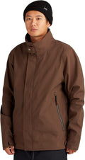 Dakine A-1 Insulated Canvas Winter Snowboard Jacket - Russet Brown
