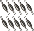 Quick Set Up Brass Fishing Sinker with Inner Swivel - Fast, Saltwater