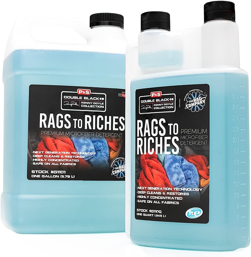 Rags to Riches Quart + Gallon Refill Combo for Microfiber Care