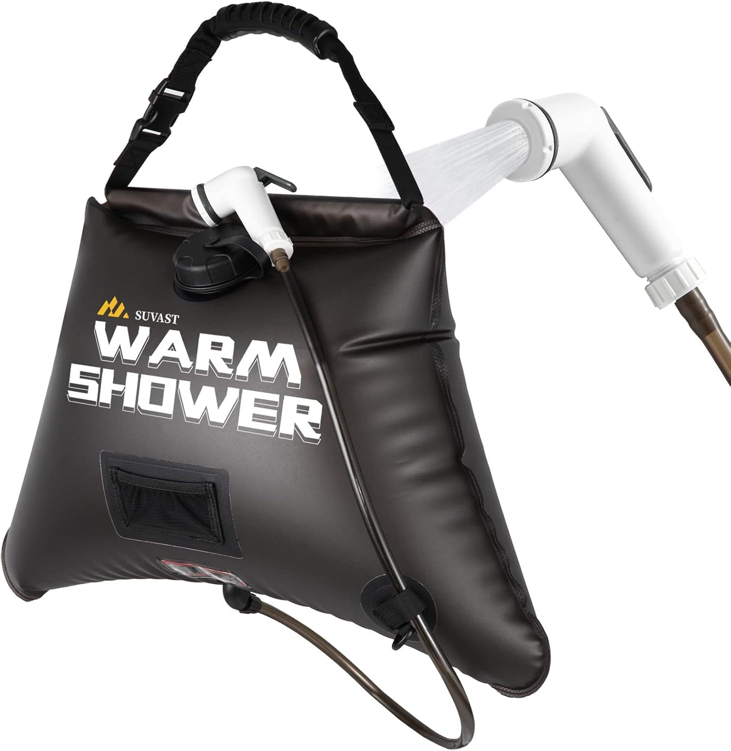4 Gal Portable Solar Shower - Durable & Hot! 
