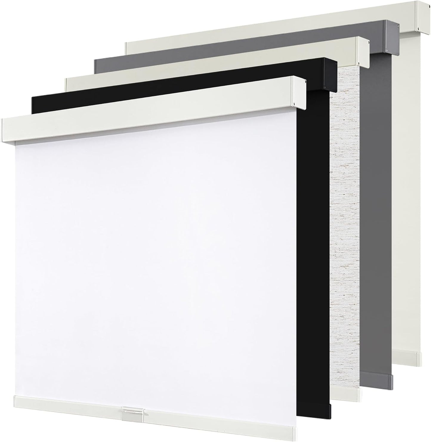 Cordless Blackout Roller Shades Blinds for Windows Free-Stop