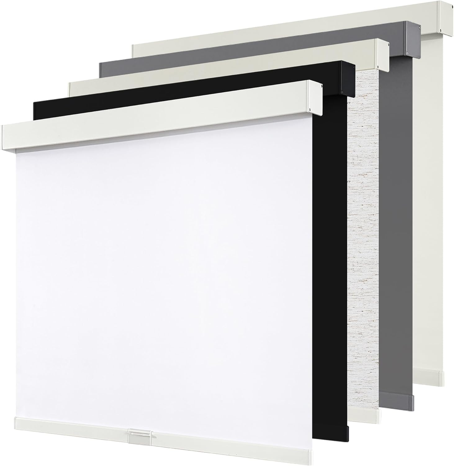 Cordless Blackout Roller Shades Blinds for Windows Free-Stop