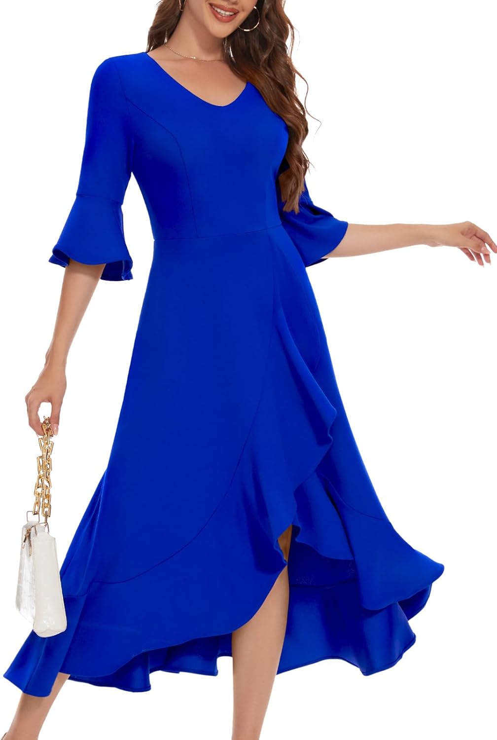 Elegant Women's Wedding Guest Dress for Cocktail Parties