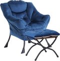 LITA Lazy Chair with Ottoman for Modern Living Room Comfort