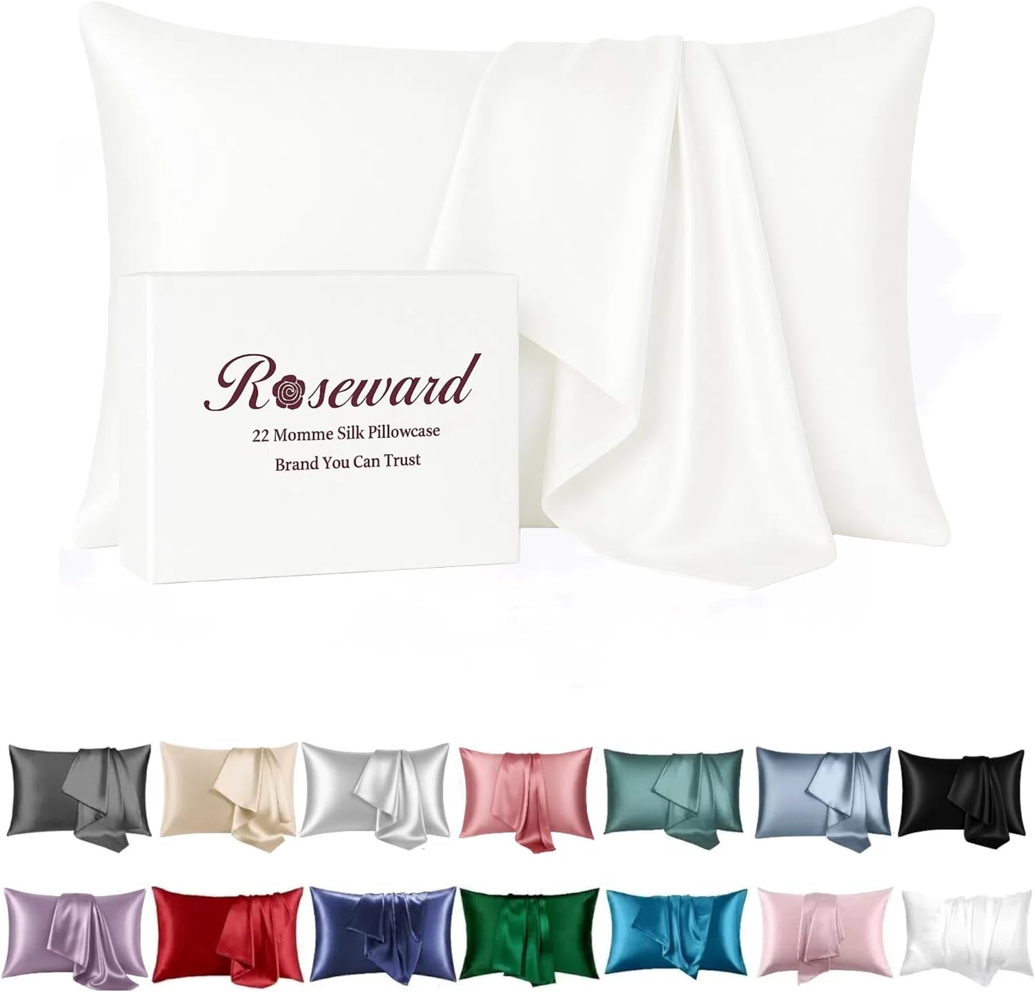 Premium Mulberry Silk Pillowcase for Hair and Skin Care
