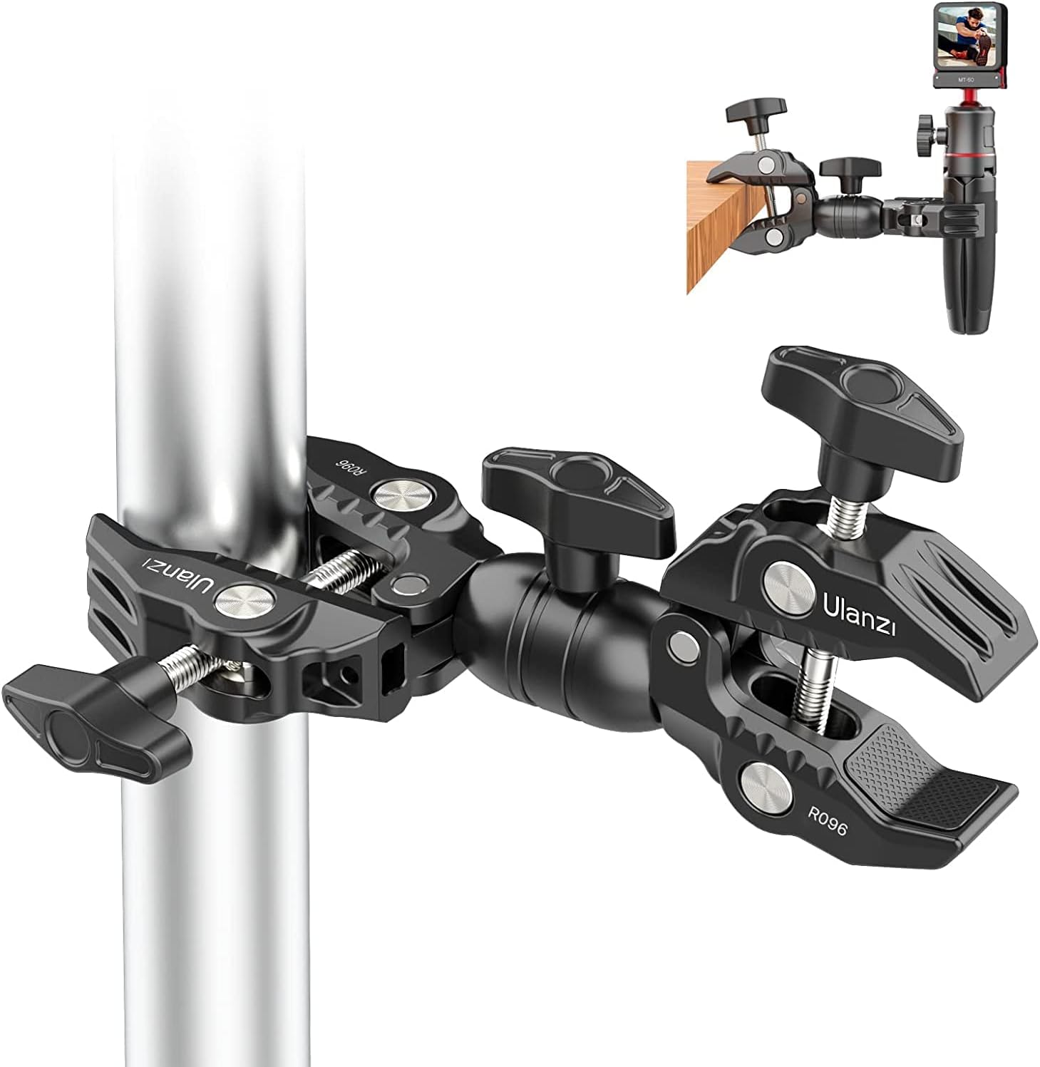 ULANZI Double Camera Super Clamp - Multi-mount Solution