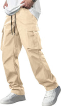 Men's Cargo Joggers Stretch Sweatpants for Hiking - Multi Pocket