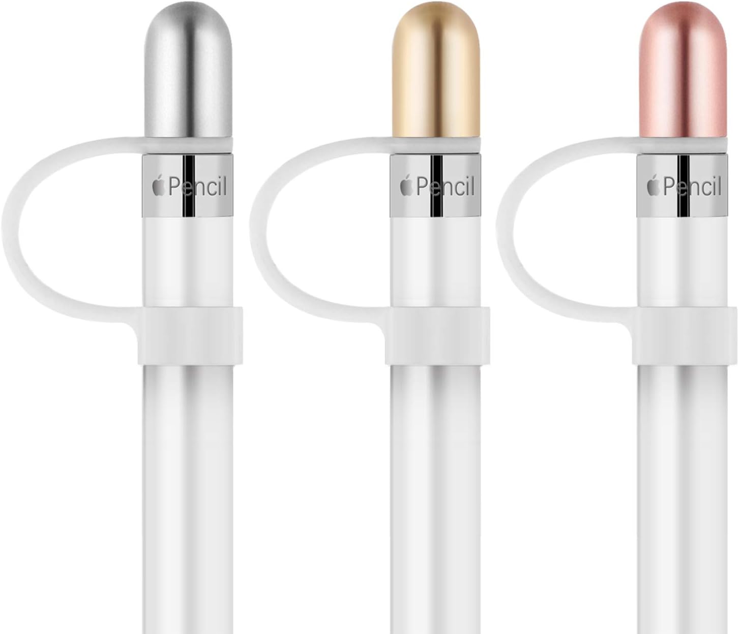 Tranesca Aluminum Cap Set for Apple Pencil 1st Gen - 3 Pack
