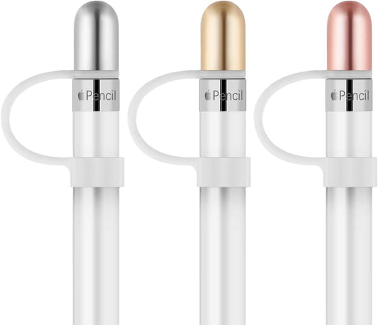 Tranesca Aluminum Cap Set for Apple Pencil 1st Gen - 3 Pack