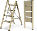 WOA WOA 4 Step Ladder Foldable Step Stool - Lightweight, Stable