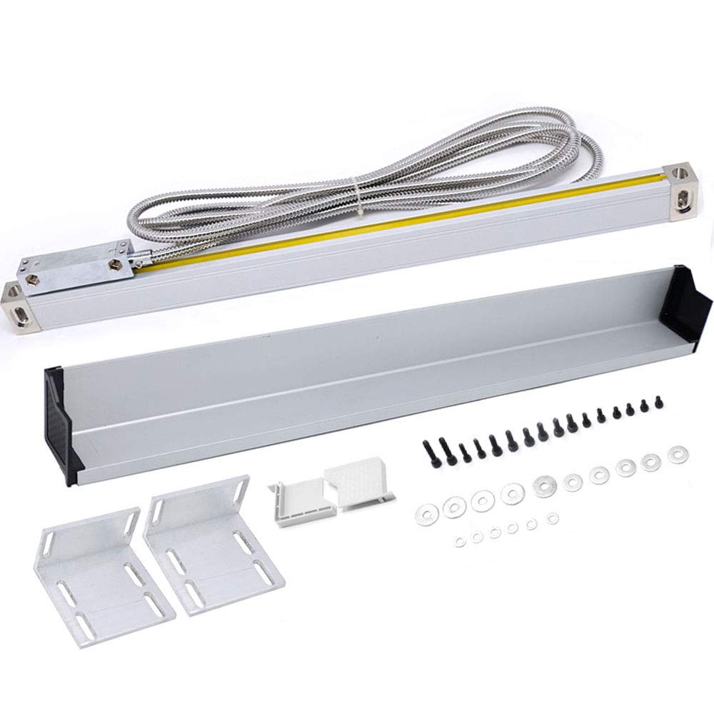 TOAUTO Digital Readout 2 Axis DRO Display Linear Scale 500mm