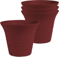Sedona Round Self-Watering Pot - Lightweight Self Care Planter (9ft