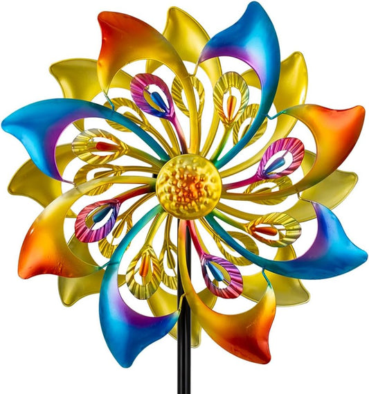 DREAMSOUL 13 Dia Wind Spinners for Stunning Outdoor Decor
