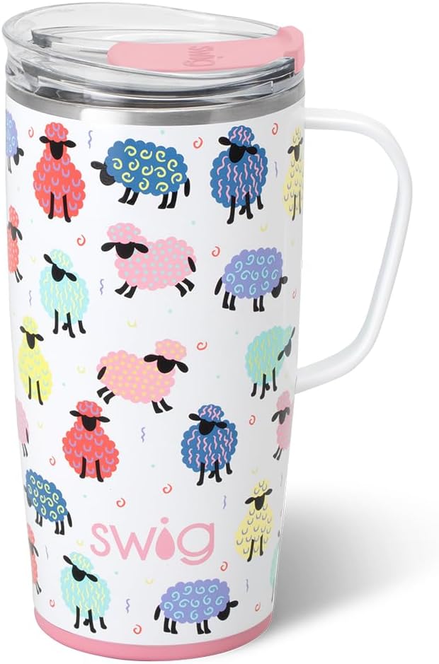 Swig Life 22oz Travel Mug: Insulated Tumbler with Handle