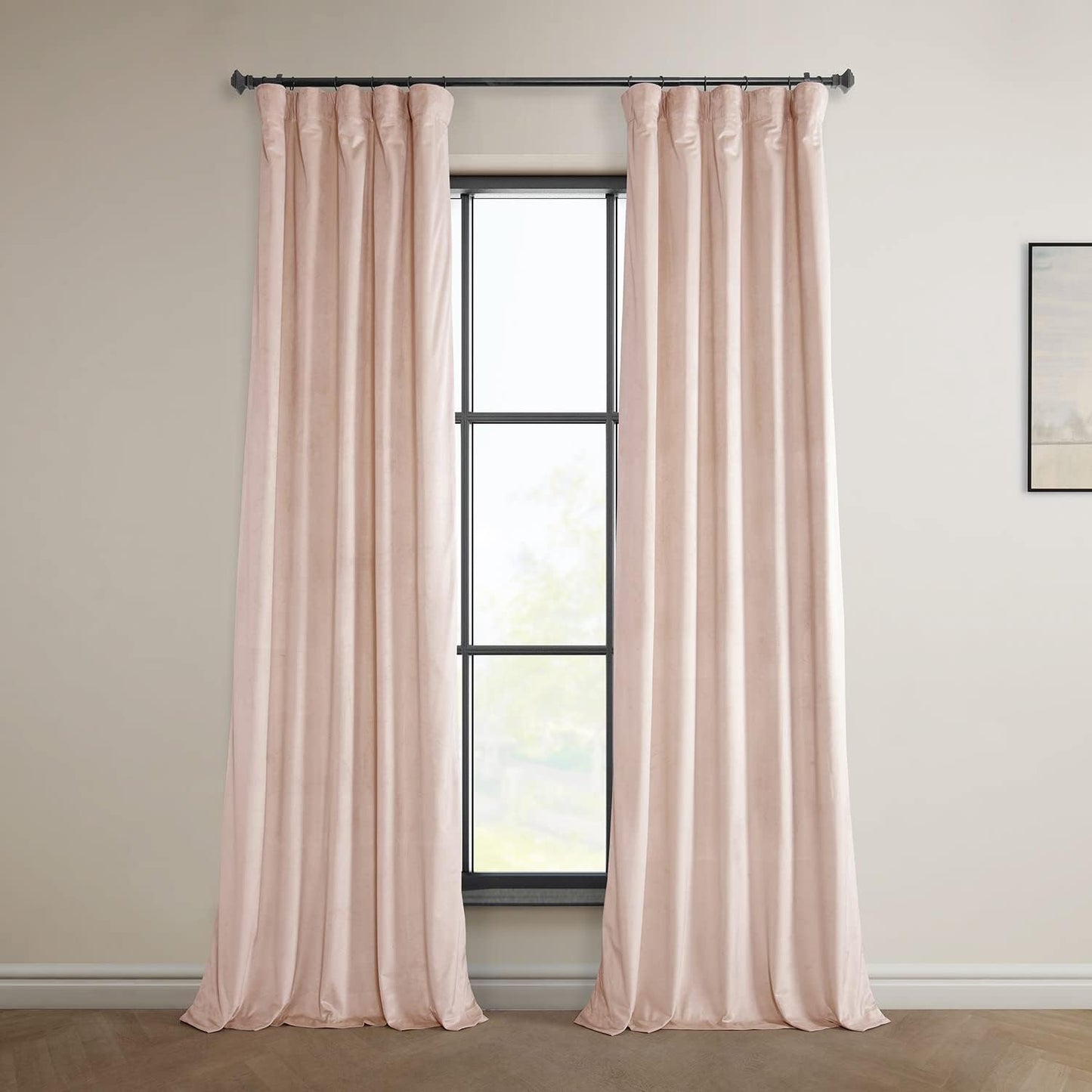 HPD Half Price Drapes Heritage Plush Velvet Room Darkening Curtains
