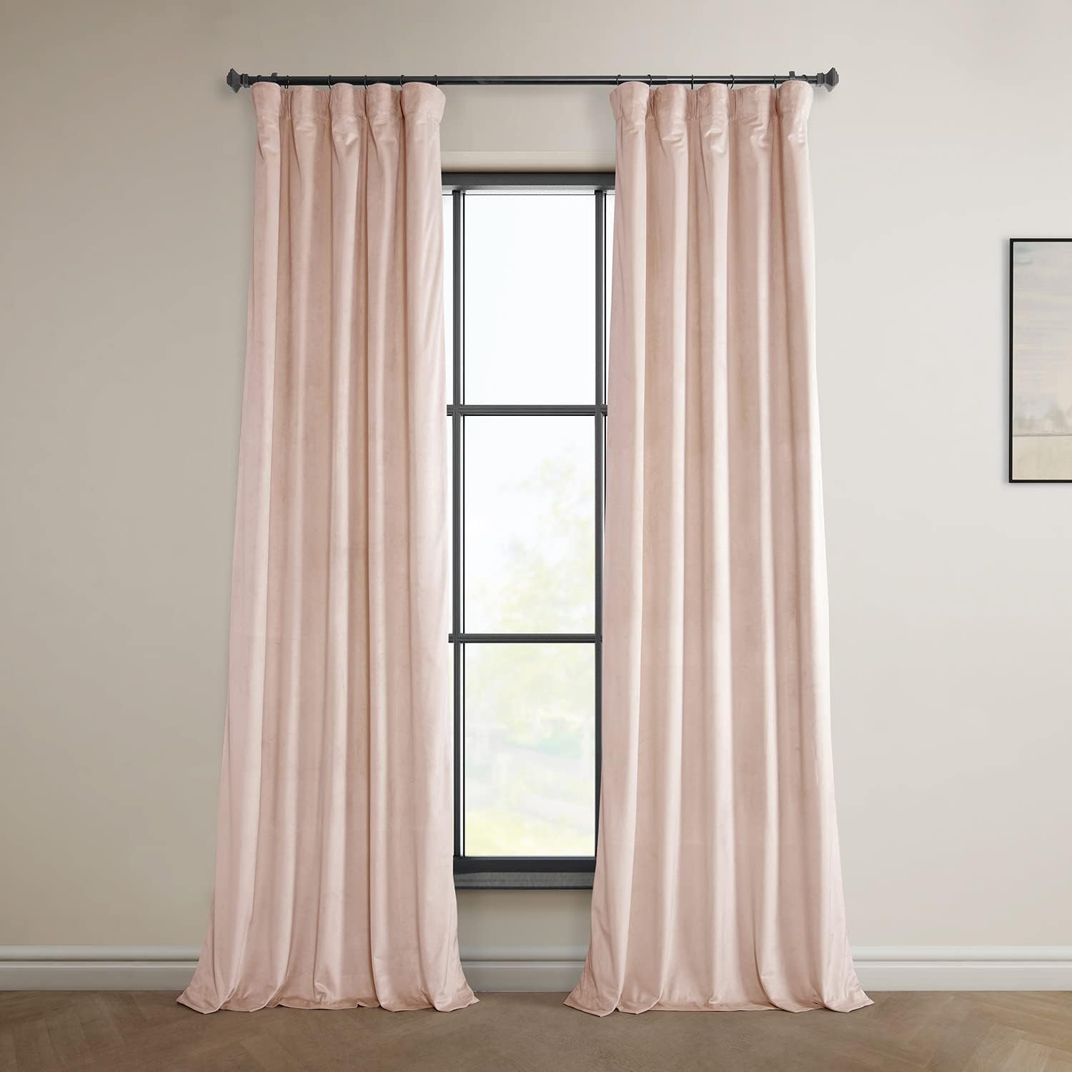 HPD Half Price Drapes Heritage Plush Velvet Room Darkening Curtains