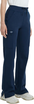 QBK High Rise Yoga Scrub Pants Women - Comfortable High-Rise Wide Leg