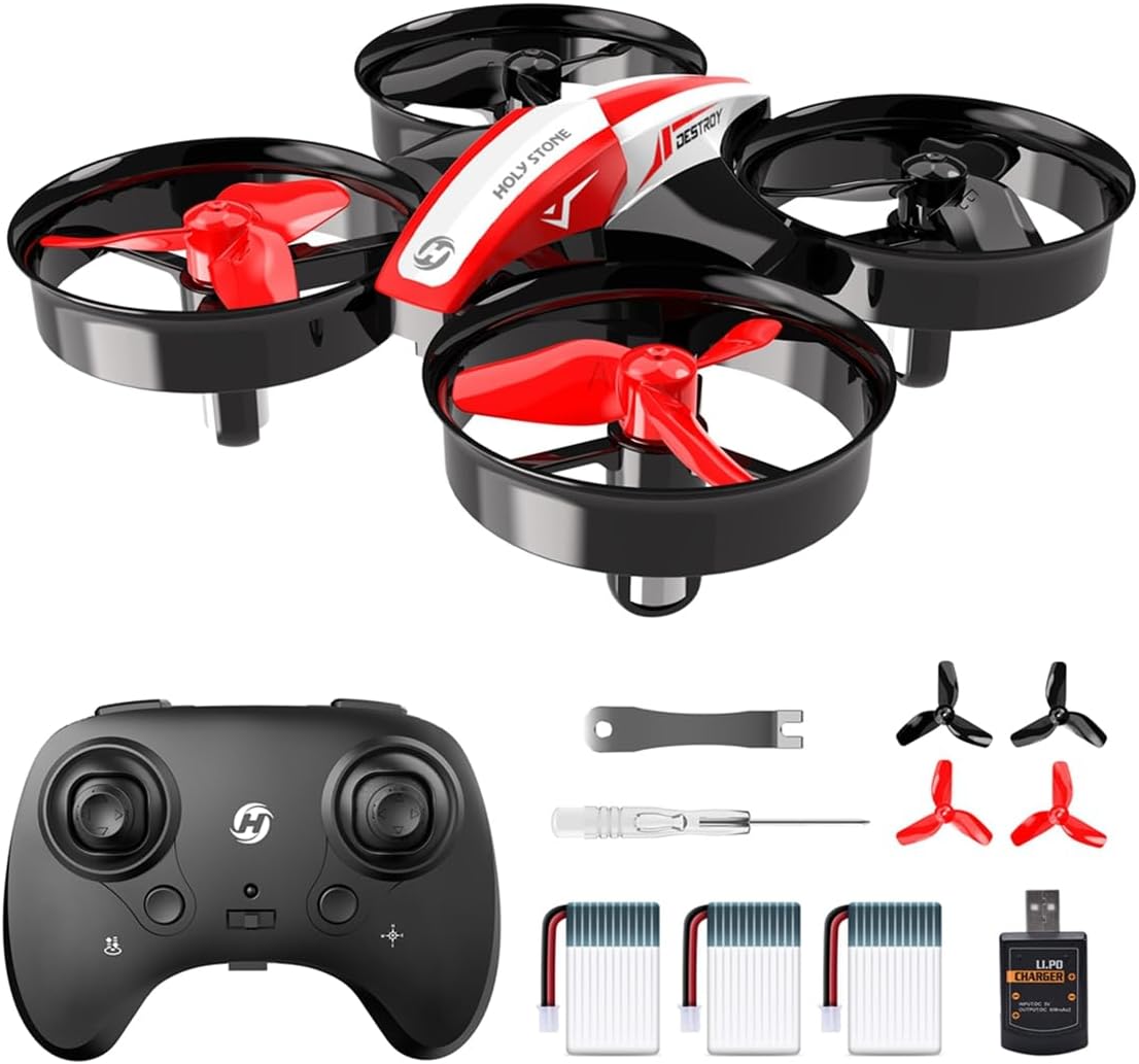 Holy Stone Mini Drone for Kids with 3 Batteries and Fun Features