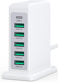 Anker 6-Port USB Charger - 45W Fast Charging Hub