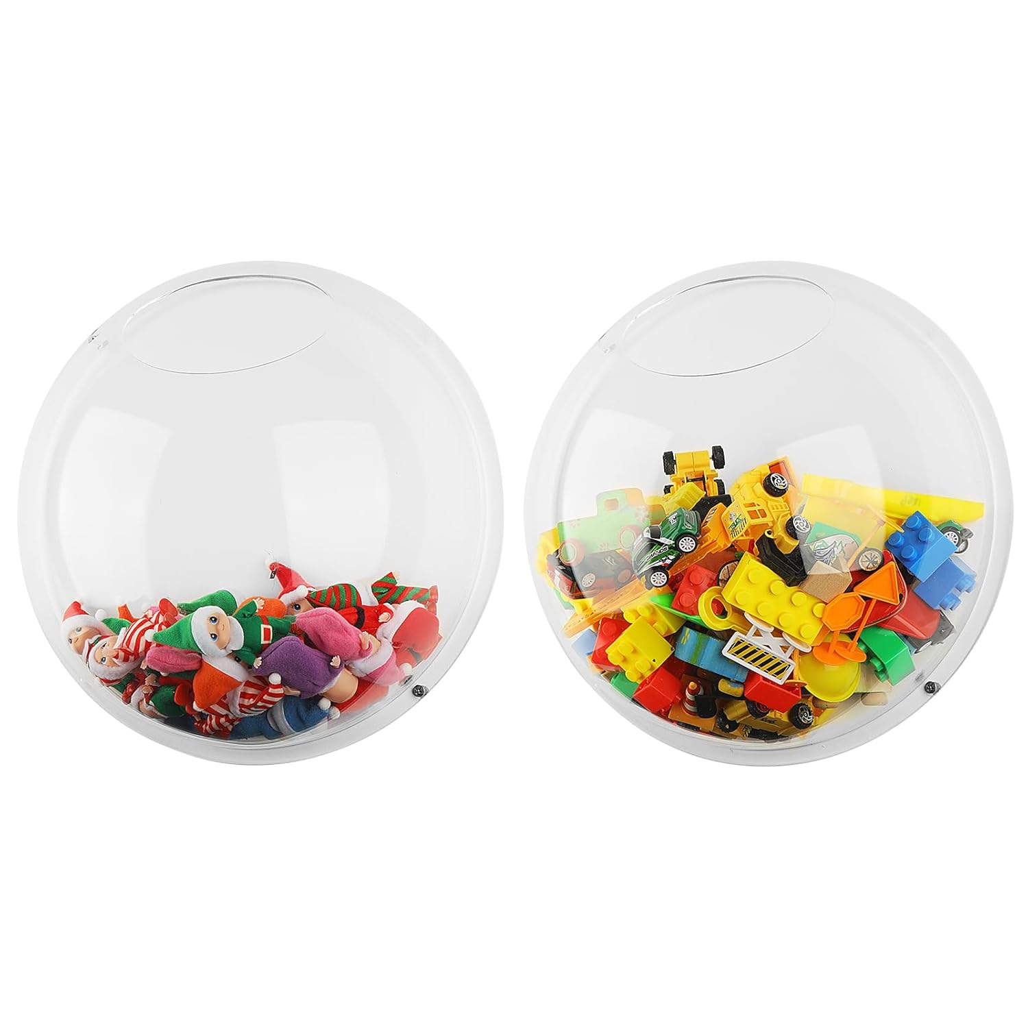 Yungyan Acrylic Toy Dispenser for Wall Mounted Kids Storage
