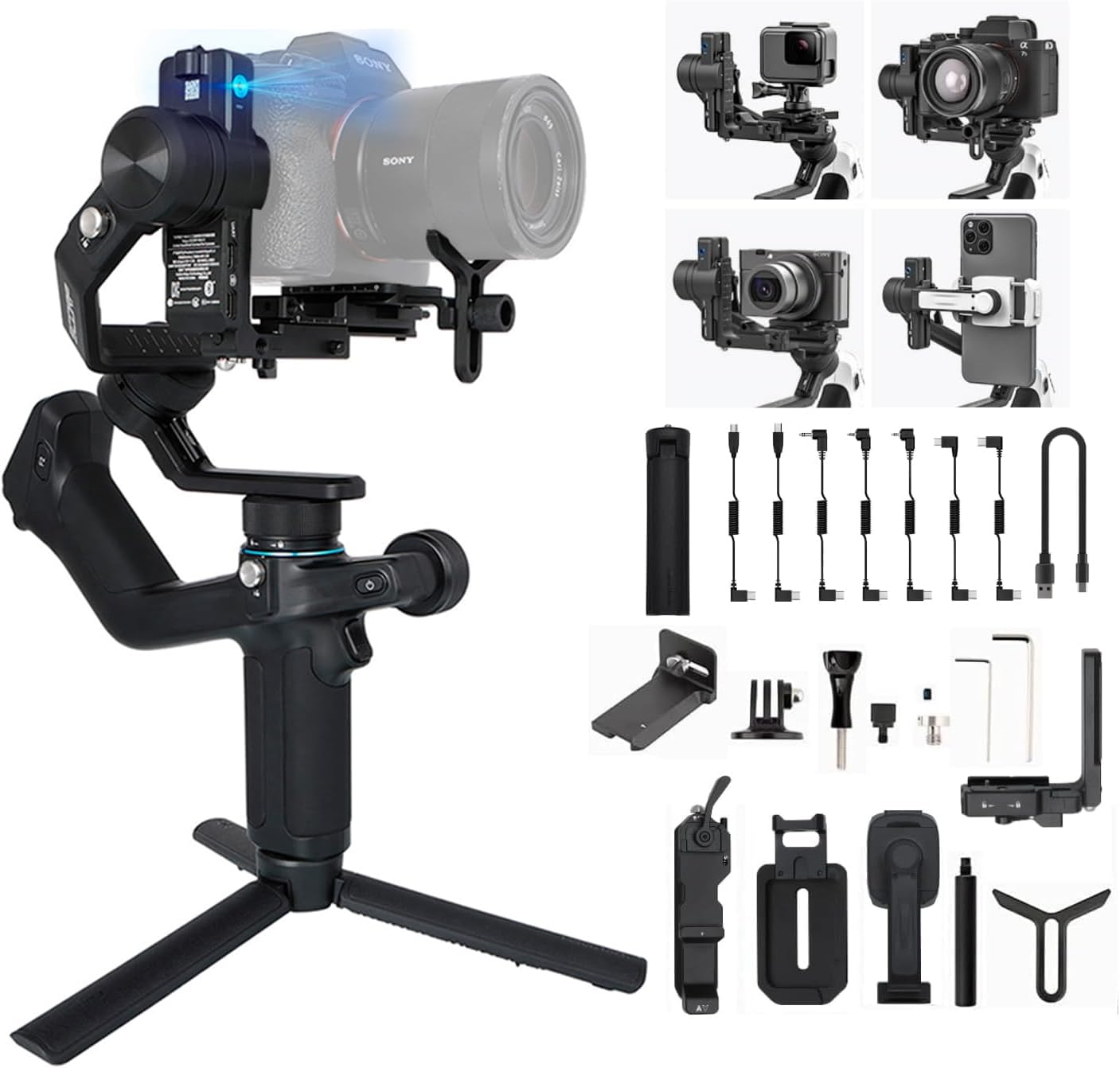 Feiyu SCORP-Mini-2 3-Axis Stabilizer for Multi-Device Filming