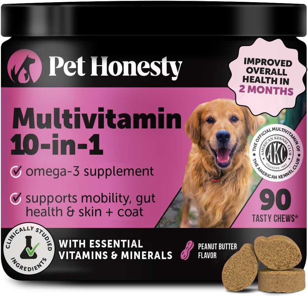 Multivitamin Dog Supplement with Glucosamine for Joint Health