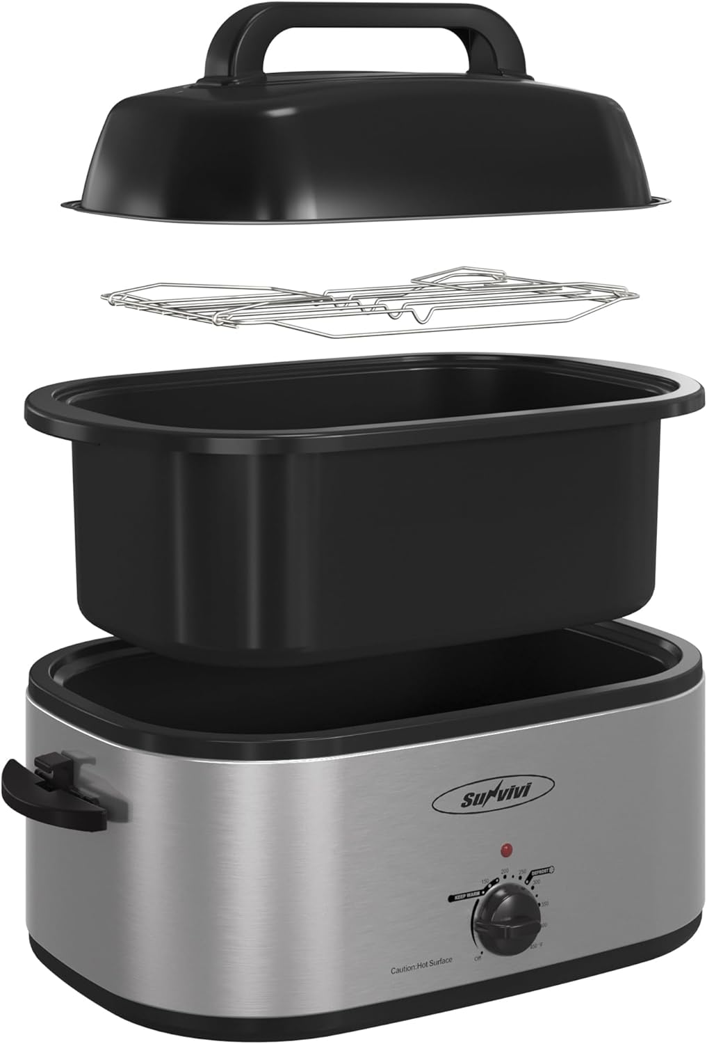 Sunvivi 28 Quart Electric Roaster Oven for Perfect Turkey Cooking