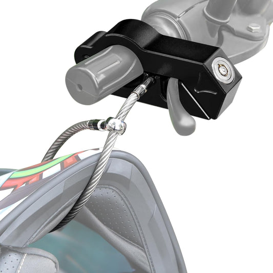 Windance Heavy Duty Handlebar & Helmet Lock Combo - Anti Theft Security