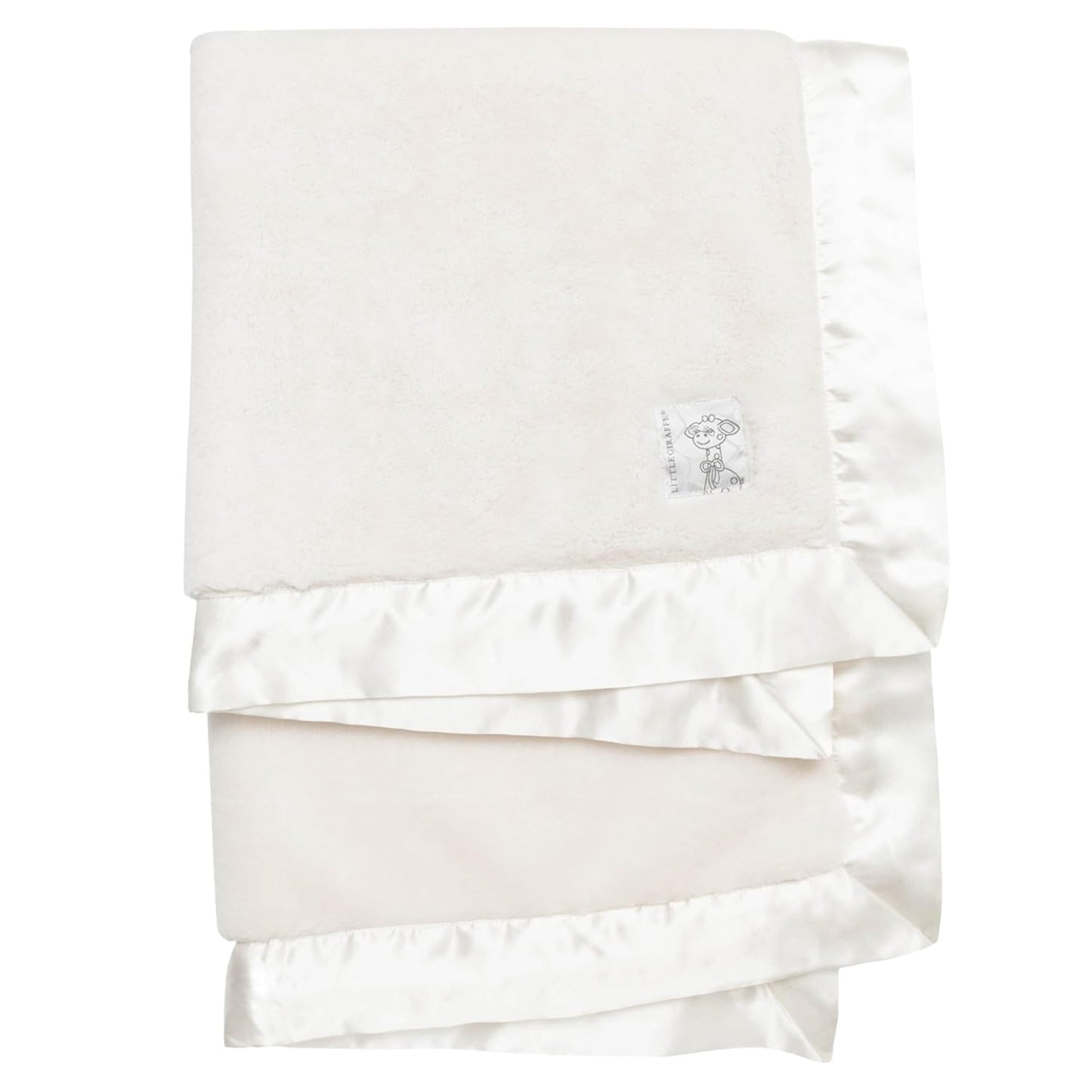 Little Giraffe Posh Mink Baby Blanket for Cozy Comfort