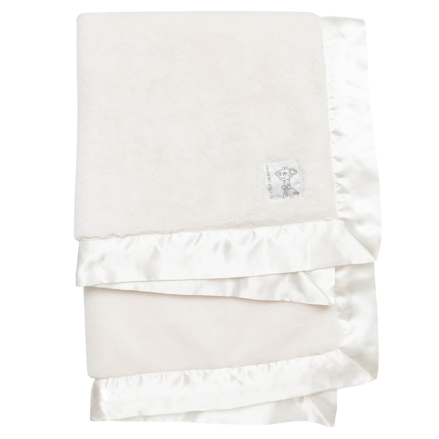 Little Giraffe Posh Mink Baby Blanket for Cozy Comfort