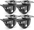 Nefish 3-Inch Heavy Duty Casters Set of 4 - Industrial 4400 lb