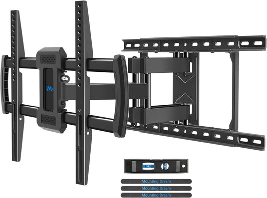 Ultimate Full Motion TV Wall Mount: Max 100LBS, Fits 42-84 TVs