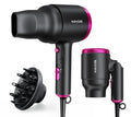 Wavytalk Hair Dryer with Diffuser - Foldable 1600W Travel Dryer