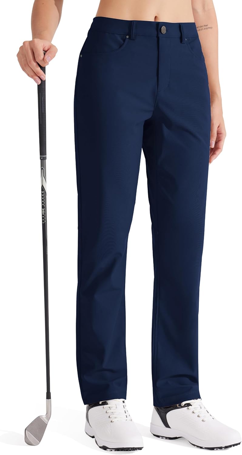 Libin Womens Dress Pants for Office, Golf, and Casual Wear