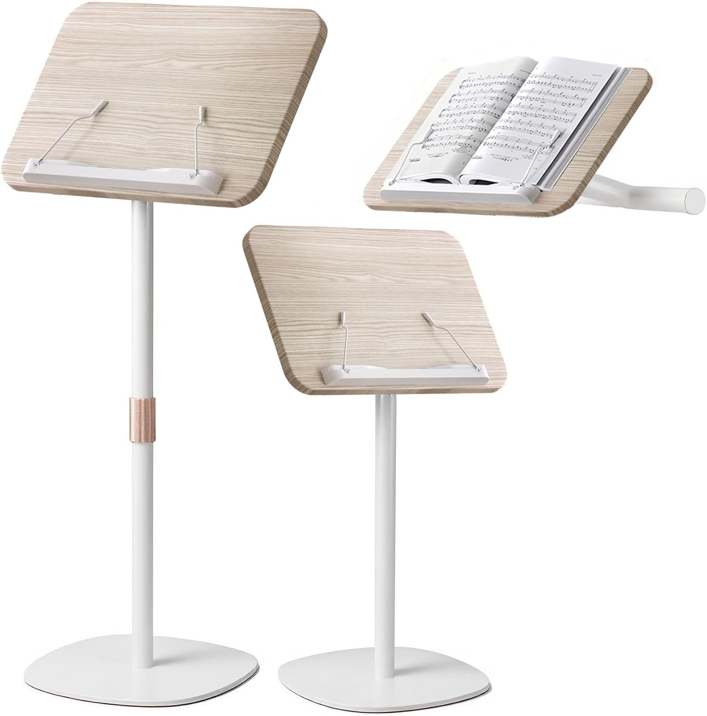 2-in-1 Dual-Use Music Stand for Sheet Music and More