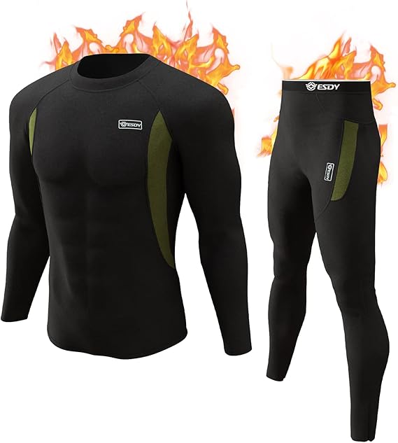 CL Thermal Underwear Long Johns Set for Winter Sports Gear
