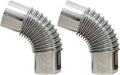 SOLOWILDER 45 Stainless Steel Stove Pipe Set for Efficient Camping