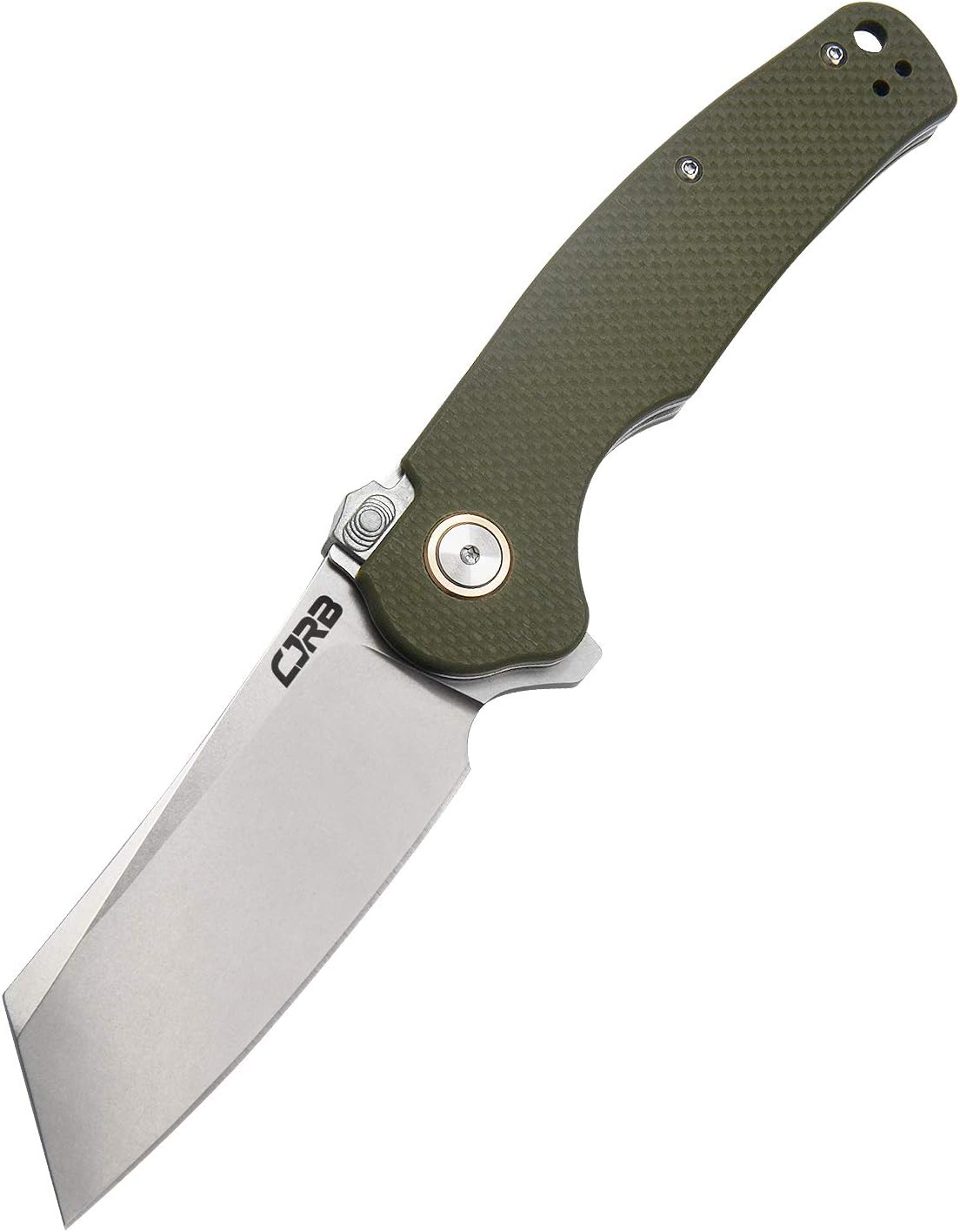 CJRB Crag Tactical Knife: Cleaver Pocket Folding Knife for EDC