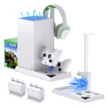 Xbox Series X Cooling Fan & Charger Stand White - 5-in-1