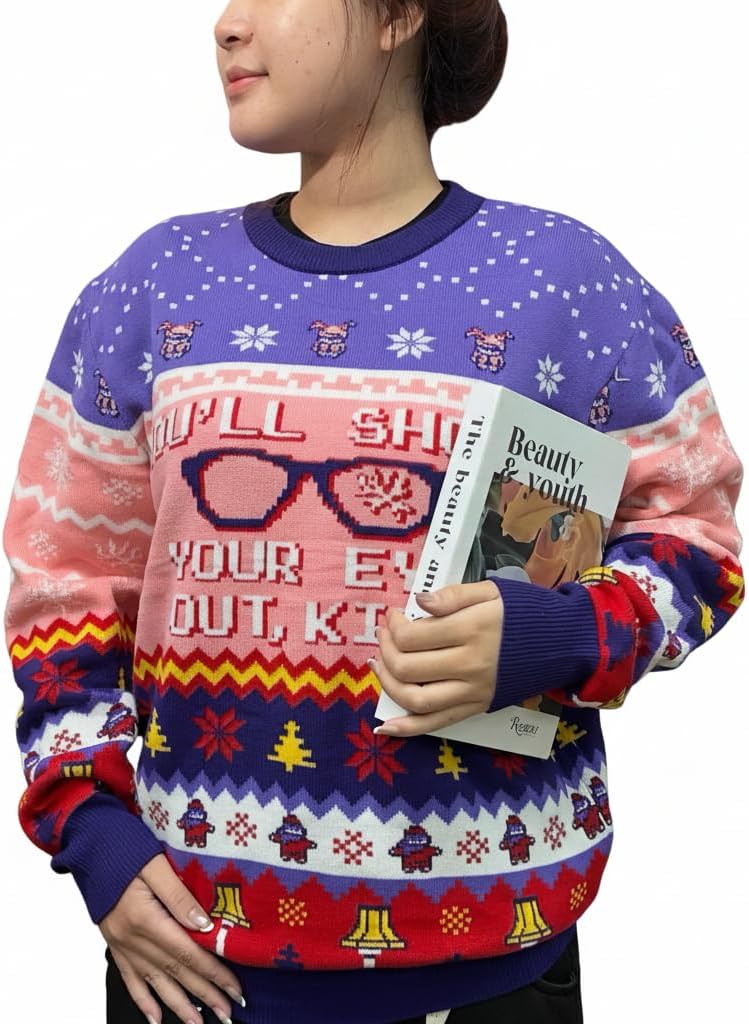 Ugly Christmas Sweater for Women 2025 - Fun Holiday Apparel