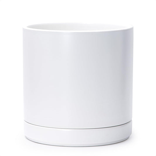 D'vine Dev 10 Inch Ceramic Planter Pot with Drainage Hole