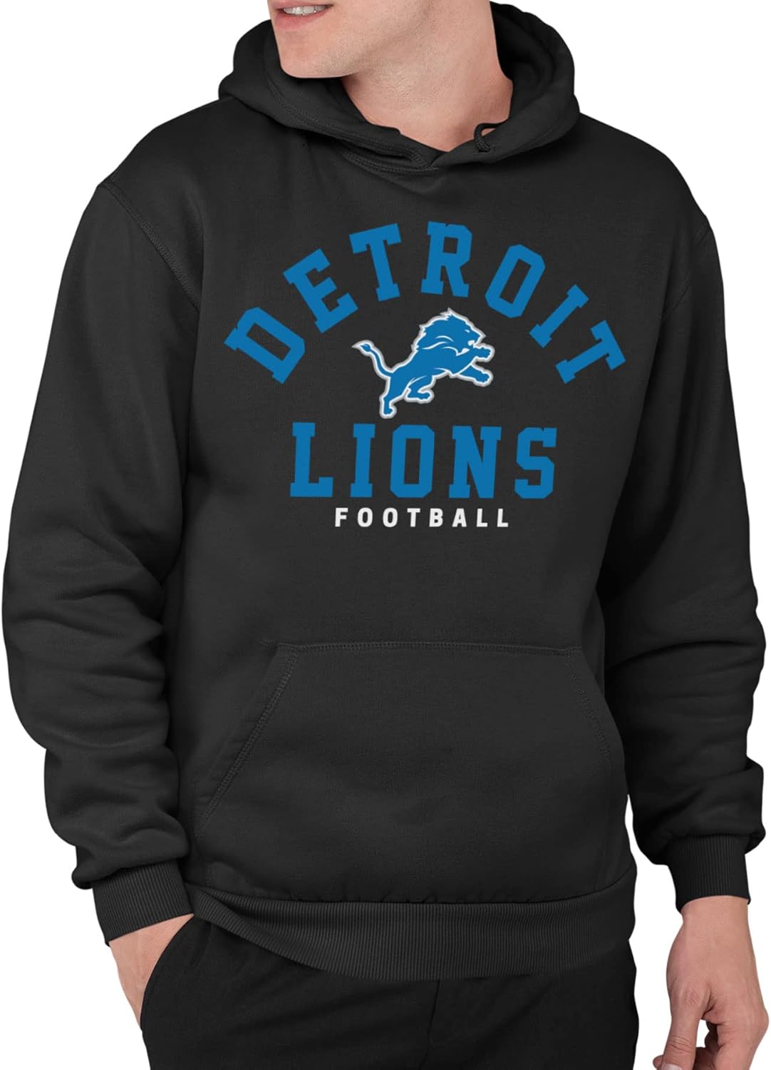 Detroit Lions Unisex Adult Pullover Hoodie - NFL Apparel