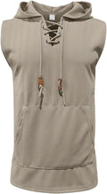 Sleeveless Hooded Tank Top for Men
