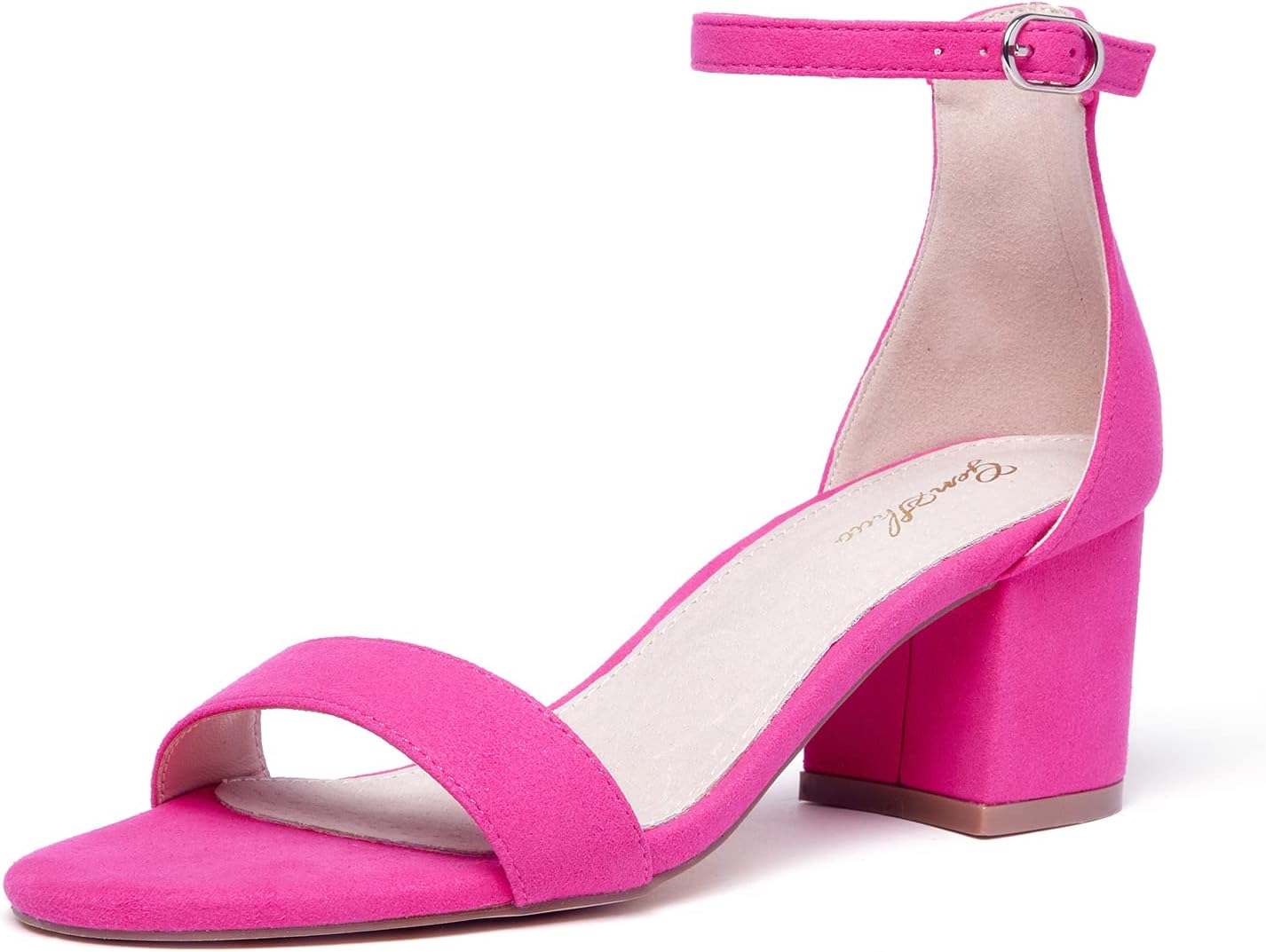 GENSHUO Women's Low Kitten Heel Sandals for Any Occasion
