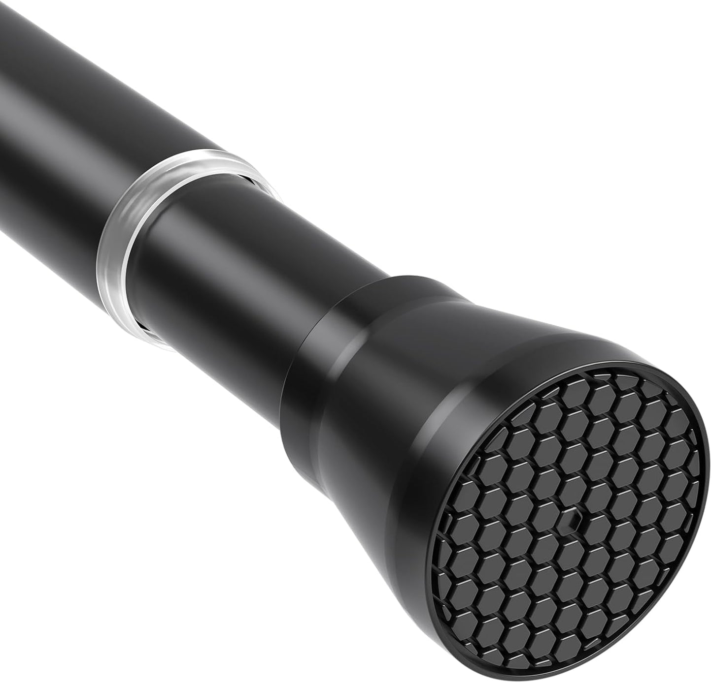 Adjustable Black Tension Rod: 28-48 Inch | No Drilling | Expandable