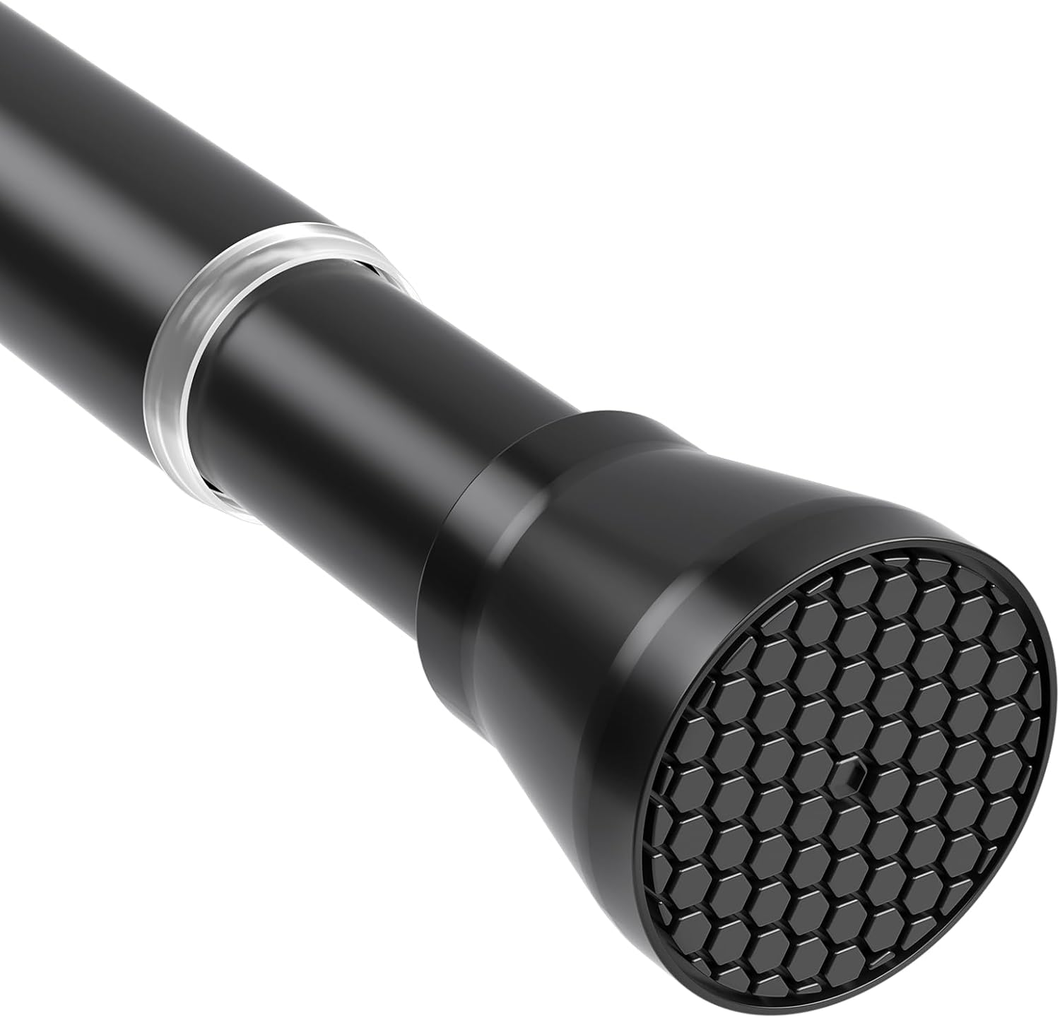 Adjustable Black Tension Rod: 28-48 Inch | No Drilling | Expandable